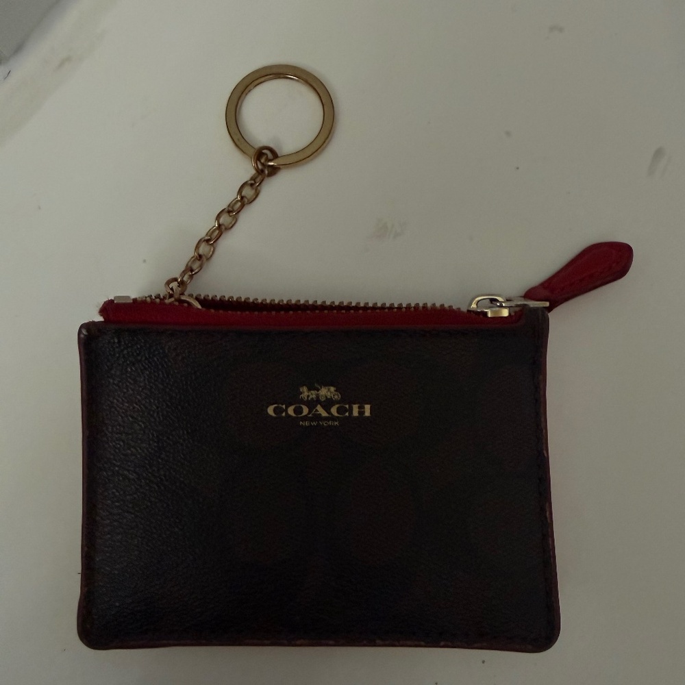 coach mini skinny id wallet